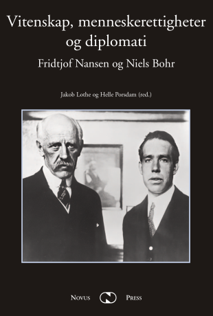 Bokomslag med foto av Niels Bohr og Fridtjof Nansen