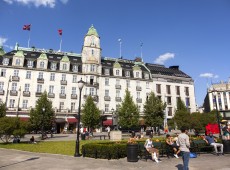 Oslo Grand Hotel - Photo: Andreas Haldorsen - Creative Commons Attribution-Share Alike 4.0 International