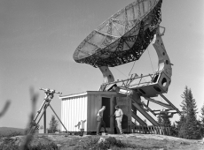 Foto fra solobservatoriet 1955