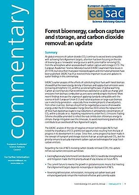  EASAC-rapport Forest bioenergy