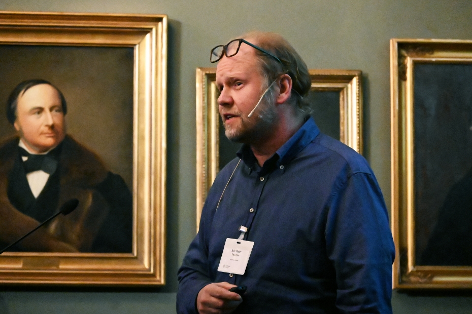 Rolf Birger Pedersen, International VISTA Seminar 2021. (Photo: Ola Gamst Sæther for DNVA)