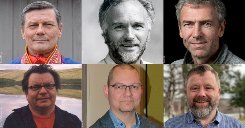 Ole Henrik Magga, Bjørnar Olsen, Jostein Bergstøl, Veli-Pekka Lehtola, Patrik Lantto og Håkon Hermanstrand