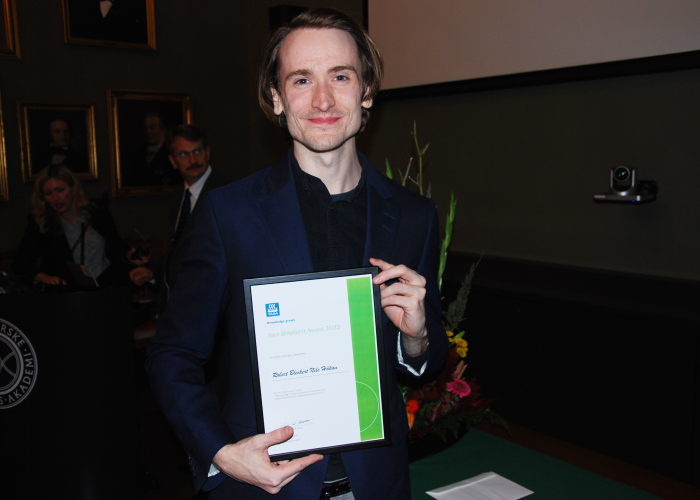 Dr. Robert Wissing ble tildelt Yaras Birkelandpris for 2022.
